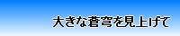 大きな蒼穹を見上げて