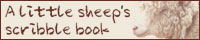 A little sheep's scribble book